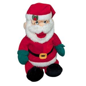Vintage Ganz EX4550 Singing Dancing Santa Battery Operated Animated Christmas
